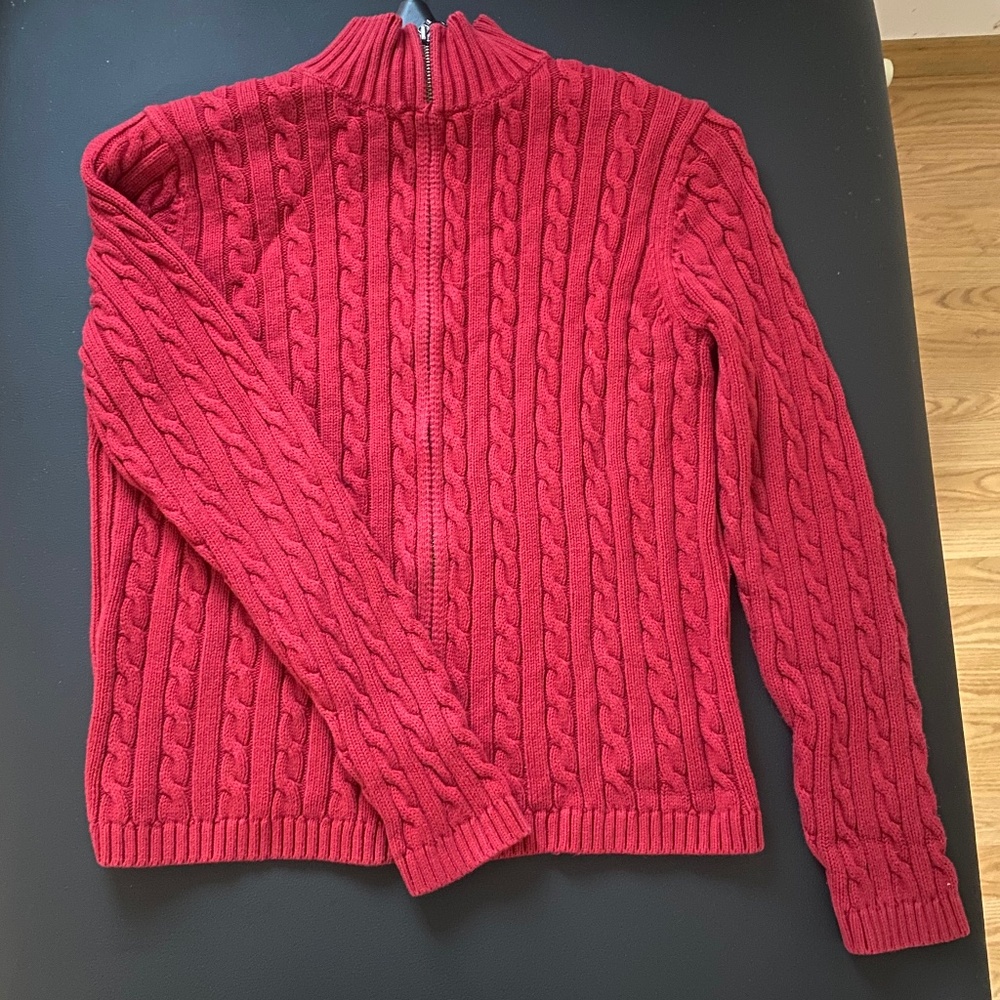 LL Bean Zip Up Sweater